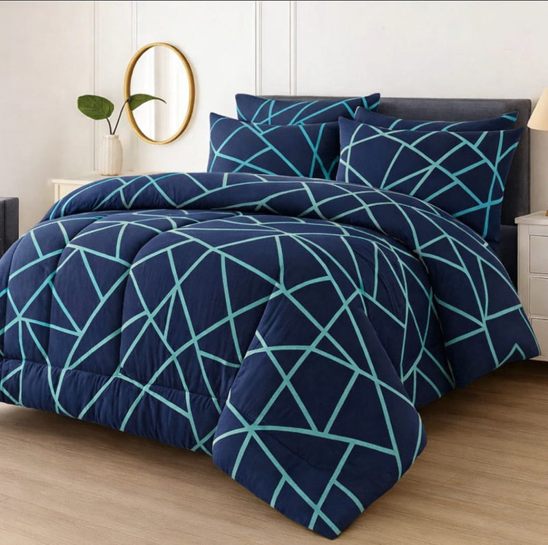 Winter Quilt/Razai set (Heavy Polyester Filling) AKR-77