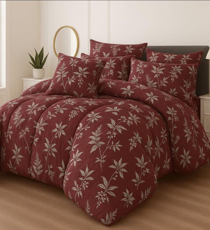 Winter Quilt/Razai set (Heavy Polyester Filling) AKR-76
