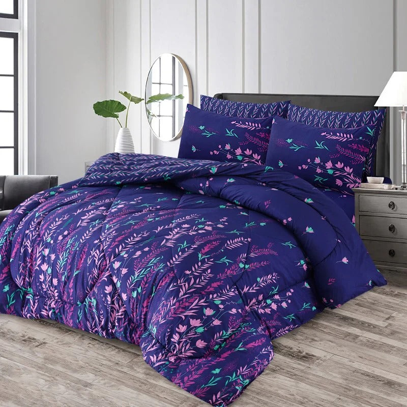 Winter Quilt/Razai set (Heavy Polyester Filling) AKR-72