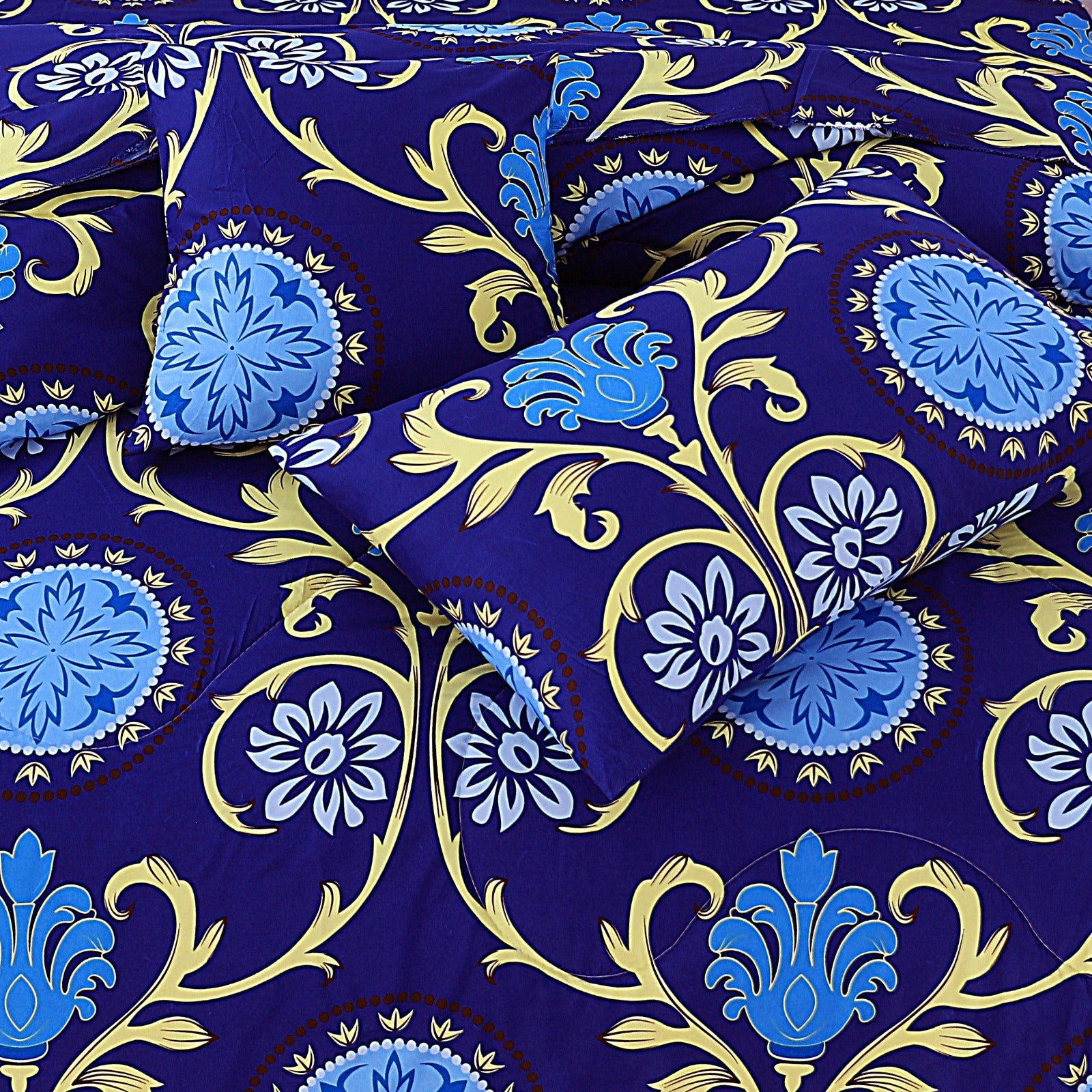 7Pcs Comforter Set King Size Design KCC 688