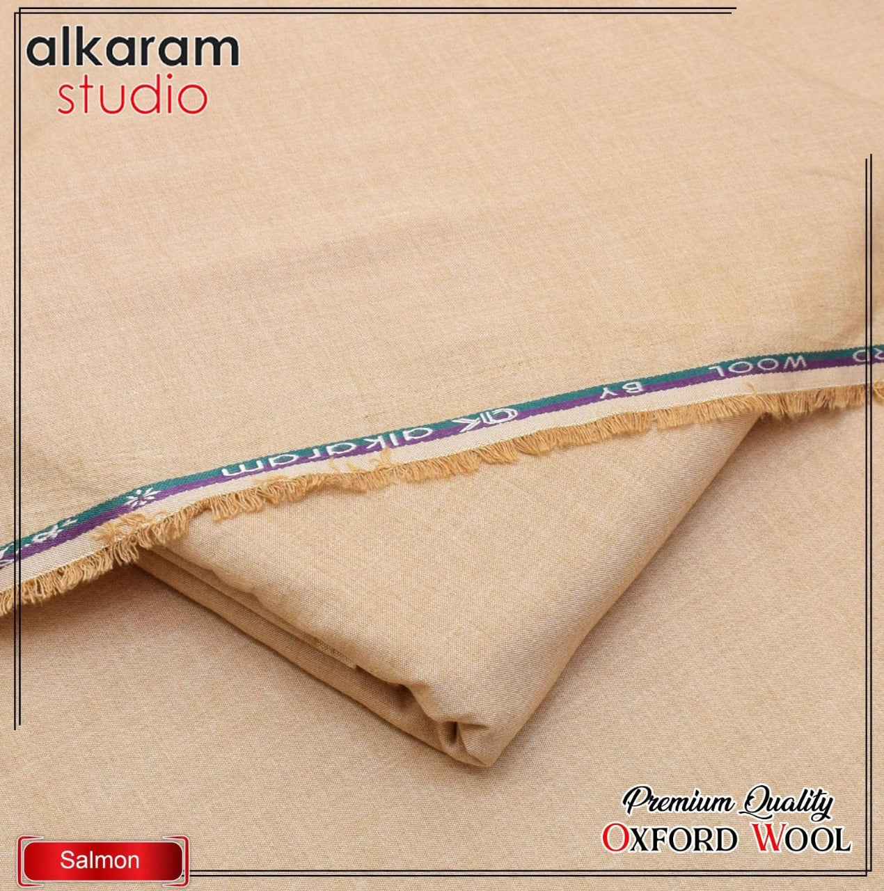 Premium Quality Winter Wool Oxford Fabric by Alkaram [R-81005]