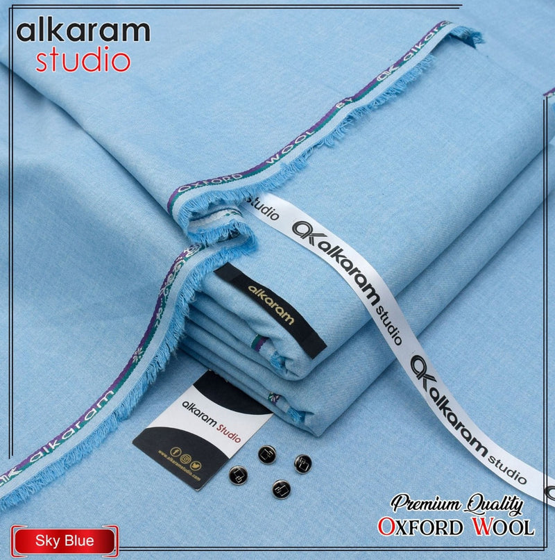 Premium Quality Winter Wool Oxford Fabric by Alkaram [R-81006]