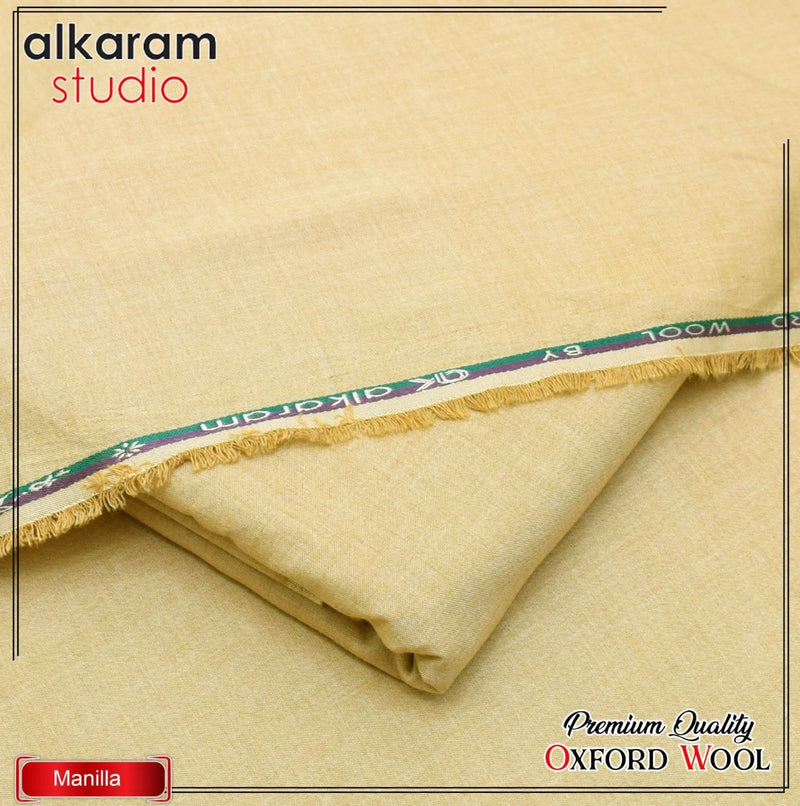 Premium Quality Winter Wool Oxford Fabric by Alkaram [R-81001]