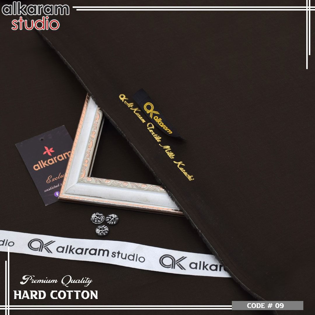 Hard Cotton-Premium Quality by Alkaram [H-10001]