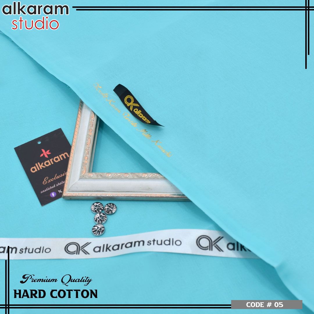 Hard Cotton-Premium Quality by Alkaram [H-10002]