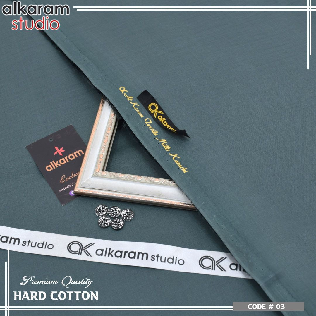 Hard Cotton-Premium Quality by Alkaram [H-10013]