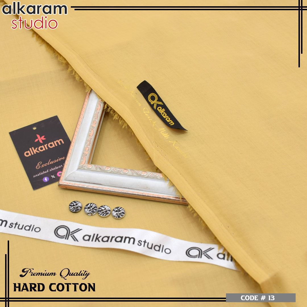 Hard Cotton-Premium Quality by Alkaram [H-10012]