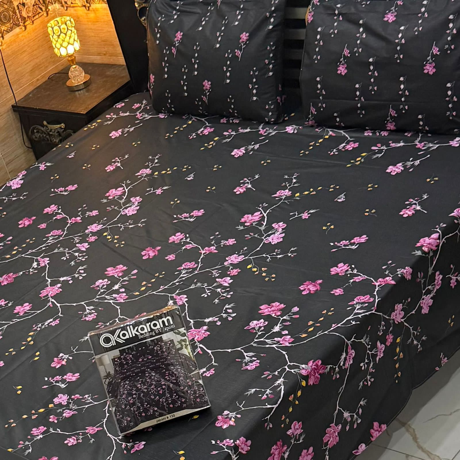 Cotton King Size Double Bed Sheet [D-7514]