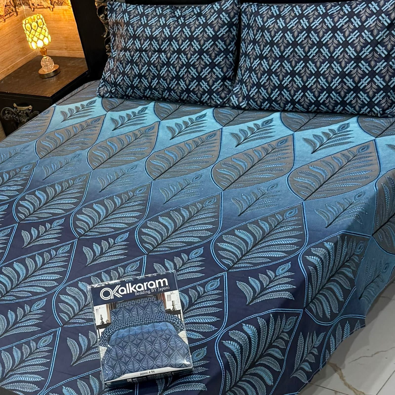 Cotton King Size Double Bed Sheet [D-7544]